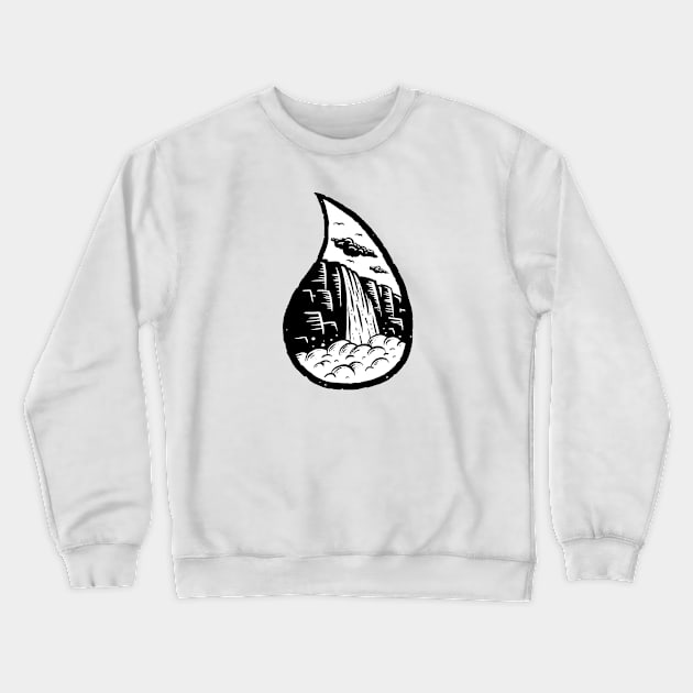 Sacred Water Crewneck Sweatshirt by OsFrontis